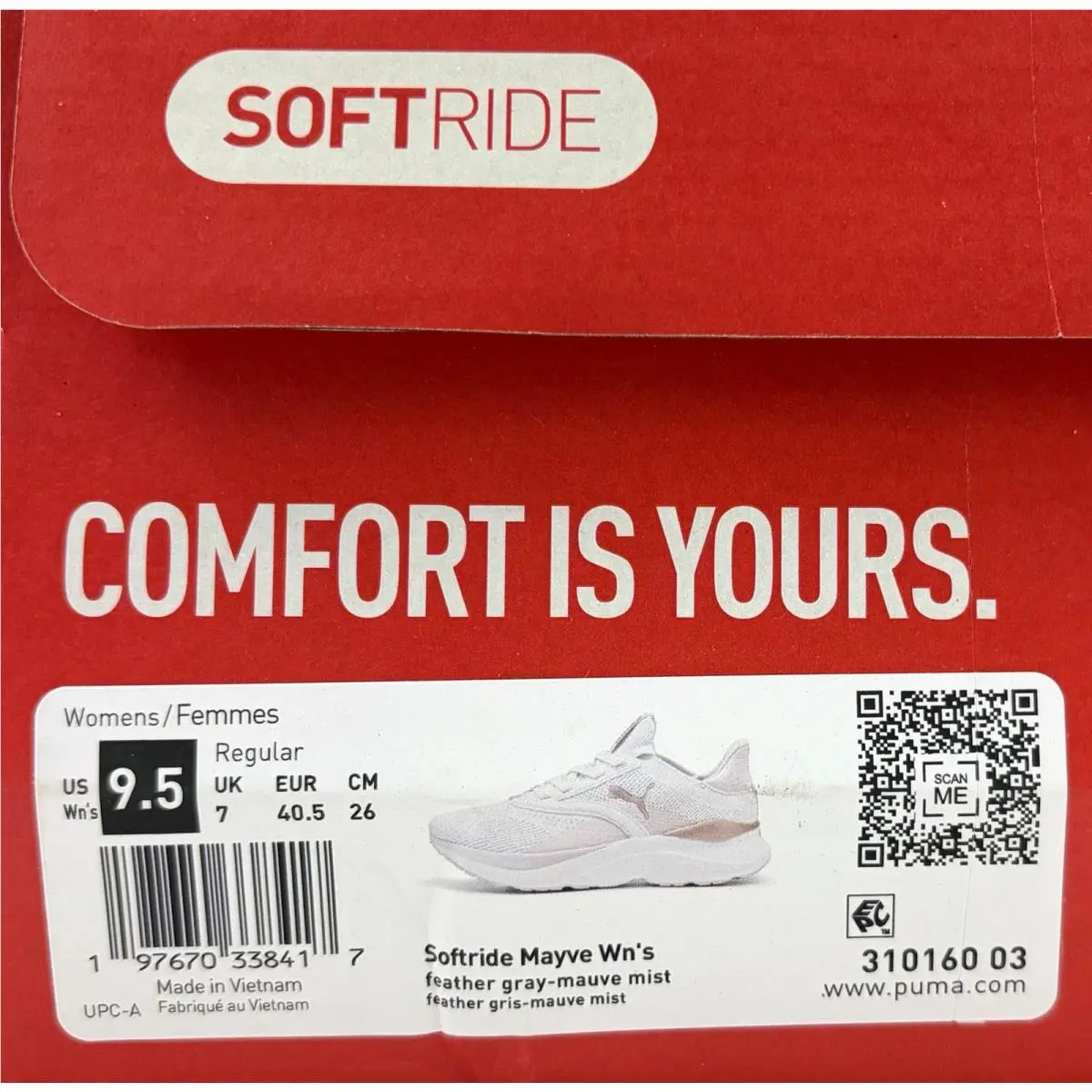 Puma shoes - PUMA Softride Mayve - Softride Mayve - 310160 03 - Feather Gray-Mauve Mist-Rose Gold (UPC: 197670338417) 12