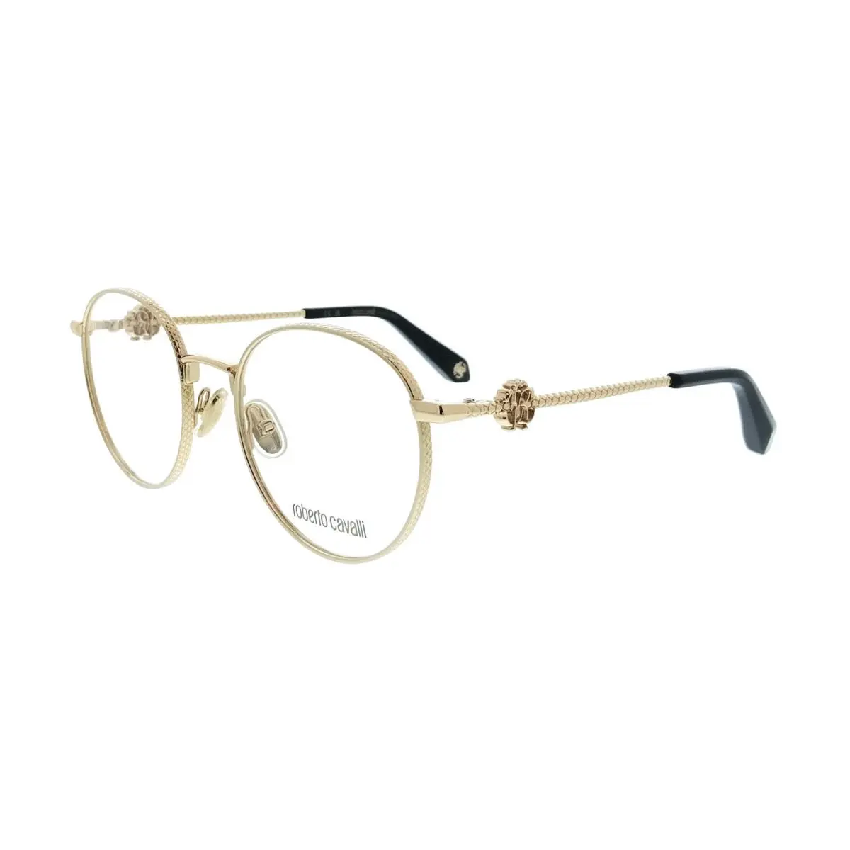 Roberto Cavalli VRC047 520300 Shiny Rose Gold Cat Eye Womens Optical Frames
