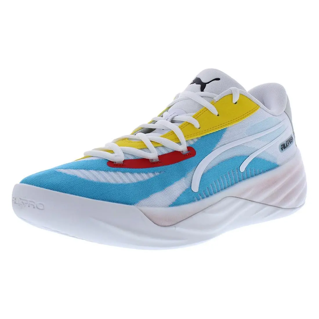 Puma shoes - Puma White/Pele Yellow/Aqua, Main: Multi-colored (UPC: 196856474109) 0