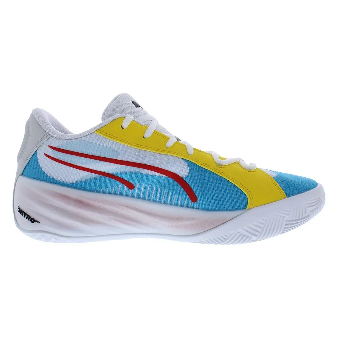 Puma shoes - Puma White/Pele Yellow/Aqua, Main: Multi-colored (UPC: 196856474109) 1