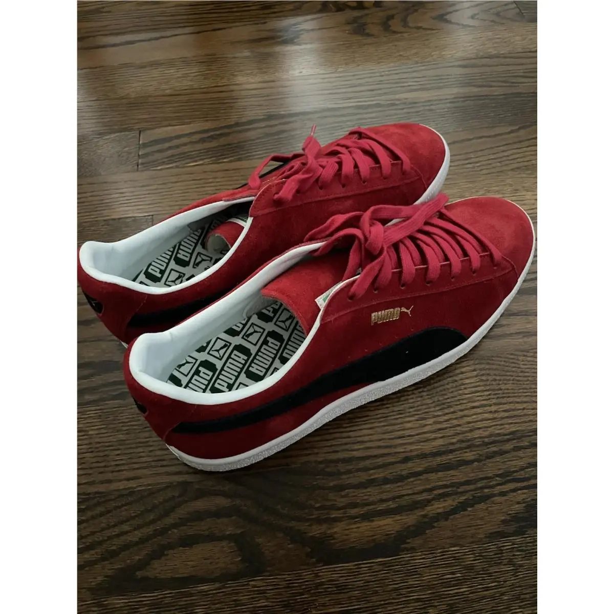 Suede - Mij - Made in Japan - Sz. 11 - High Risk Red /new Navy Sneakers by Puma