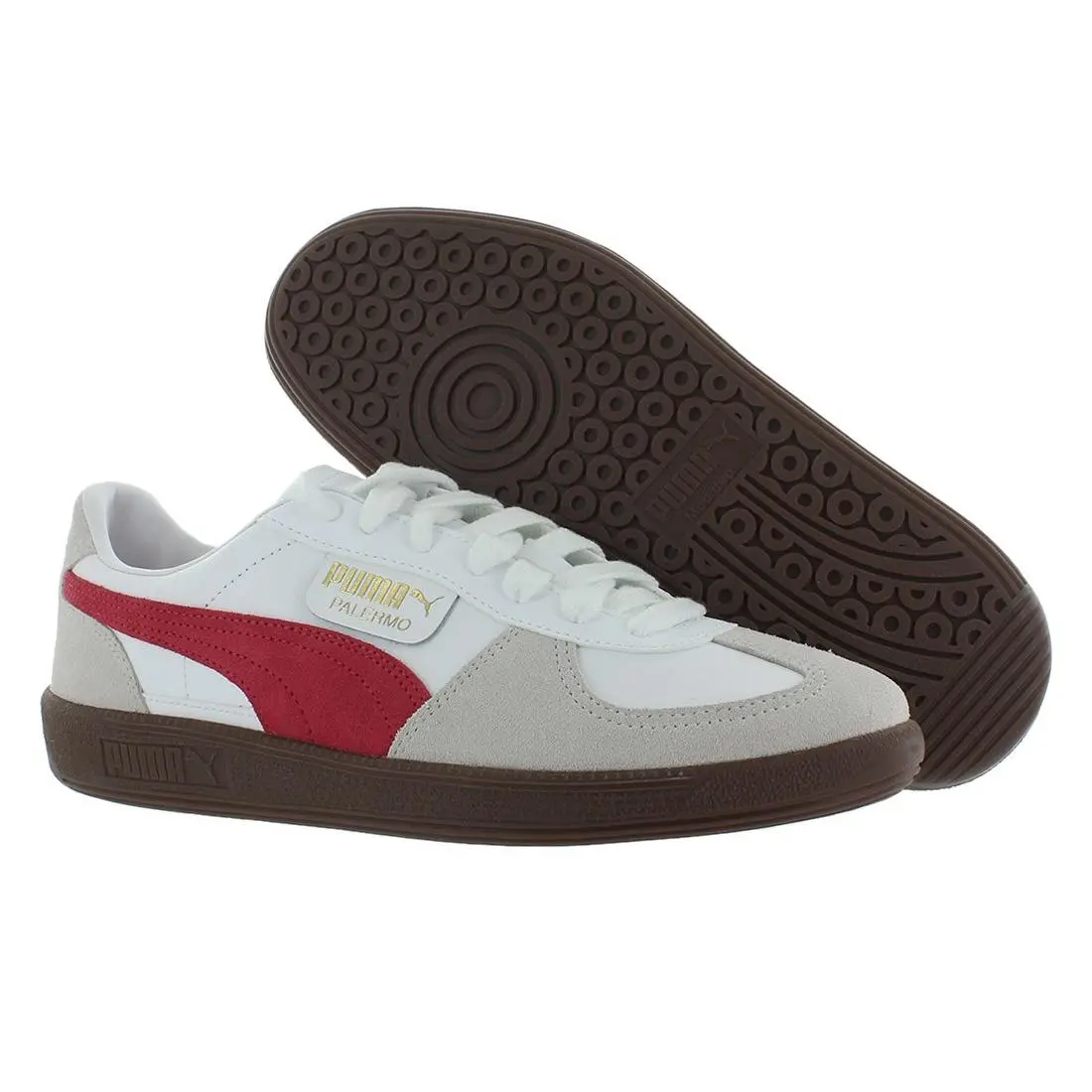 Puma Palermo Mens Shoes Size 10.5 Color: Puma White/vapor Gray - Puma White/Vapor Gray, Main: White