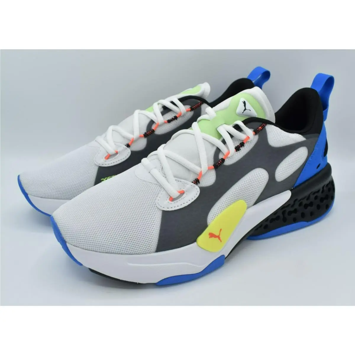 Mens Size 13 Xetic Halflife White Black Ultra Blue Training Shoes Sneakers by Puma