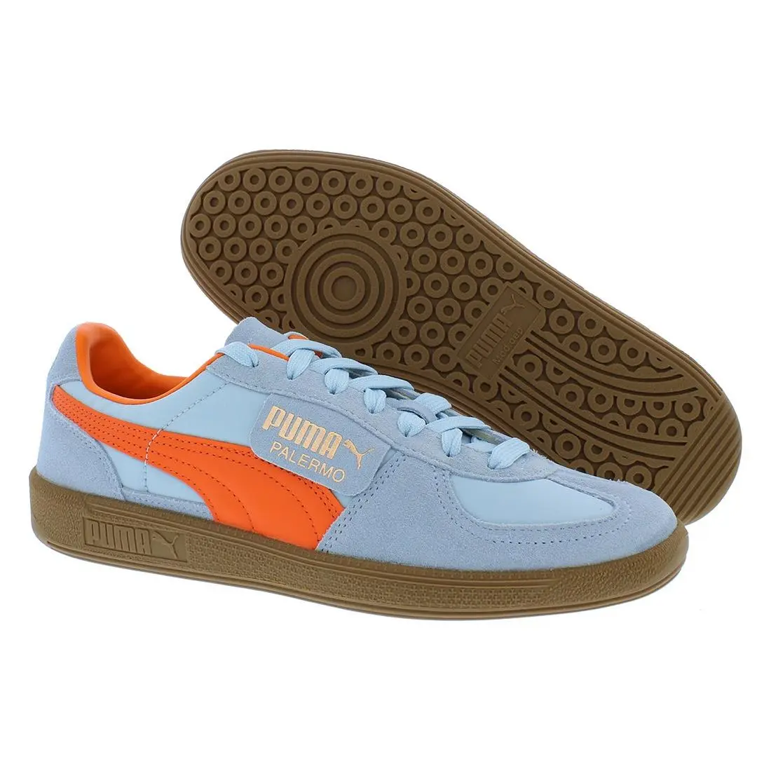 Puma Palermo OG Mens Shoes Size 10 Color: Sky/cayenne Pepper/gum