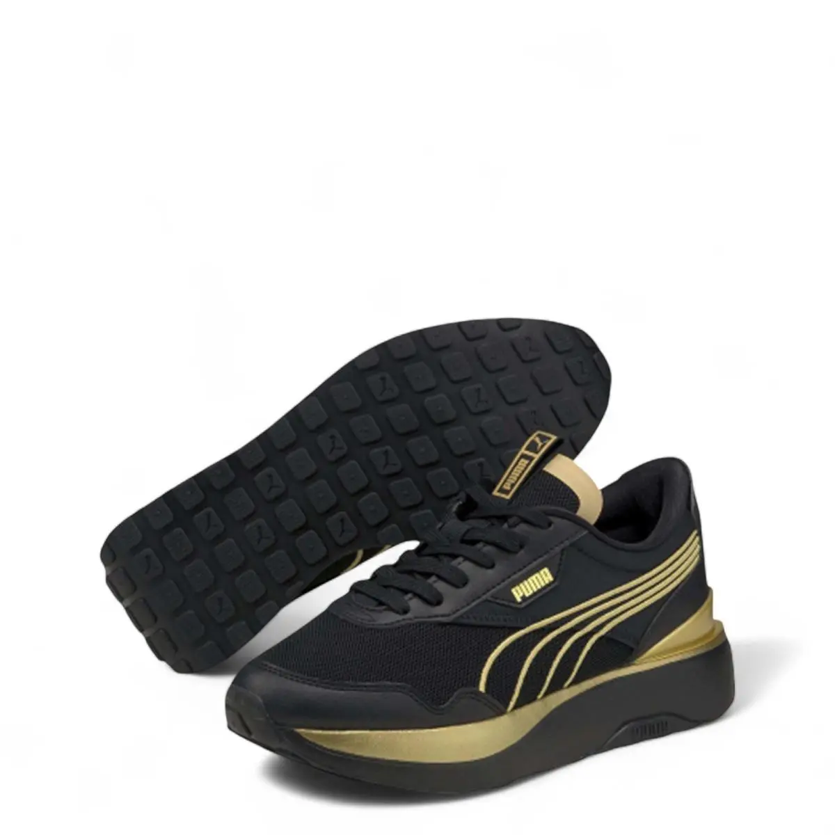 Puma shoes - PUMA Cruise Rider - Cruise Rider - 381615-02 - Black/Team Gold (UPC: 0194580908501) 0