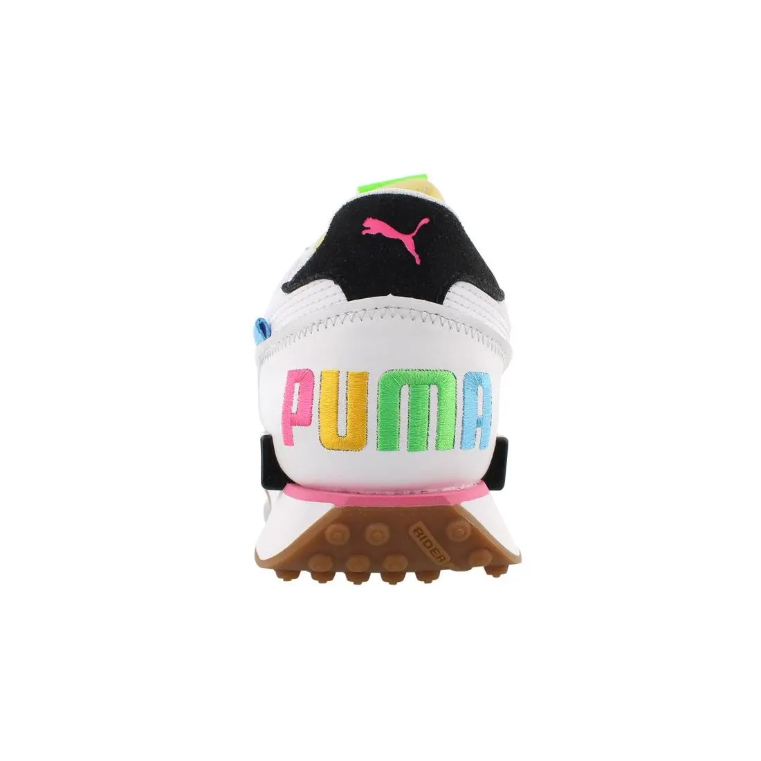 Puma shoes - White/Puma Black/Fluo Pink, Main: White (UPC: 193526476029) 2
