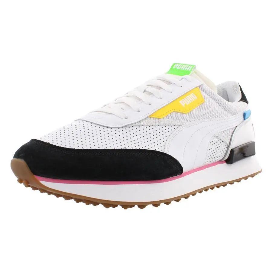 Puma shoes - White/Puma Black/Fluo Pink, Main: White (UPC: 193526476029) 3