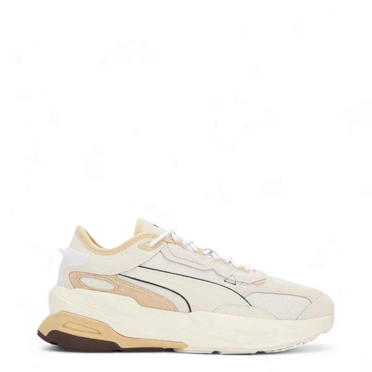 Puma Men`s Extent Nitro Heritage Sneakers 385556 02 Grey White - W/box