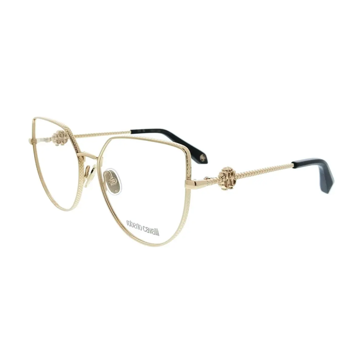 Roberto Cavalli VRC048 560300 Shiny Rose Gold Square Womens Optical Frames