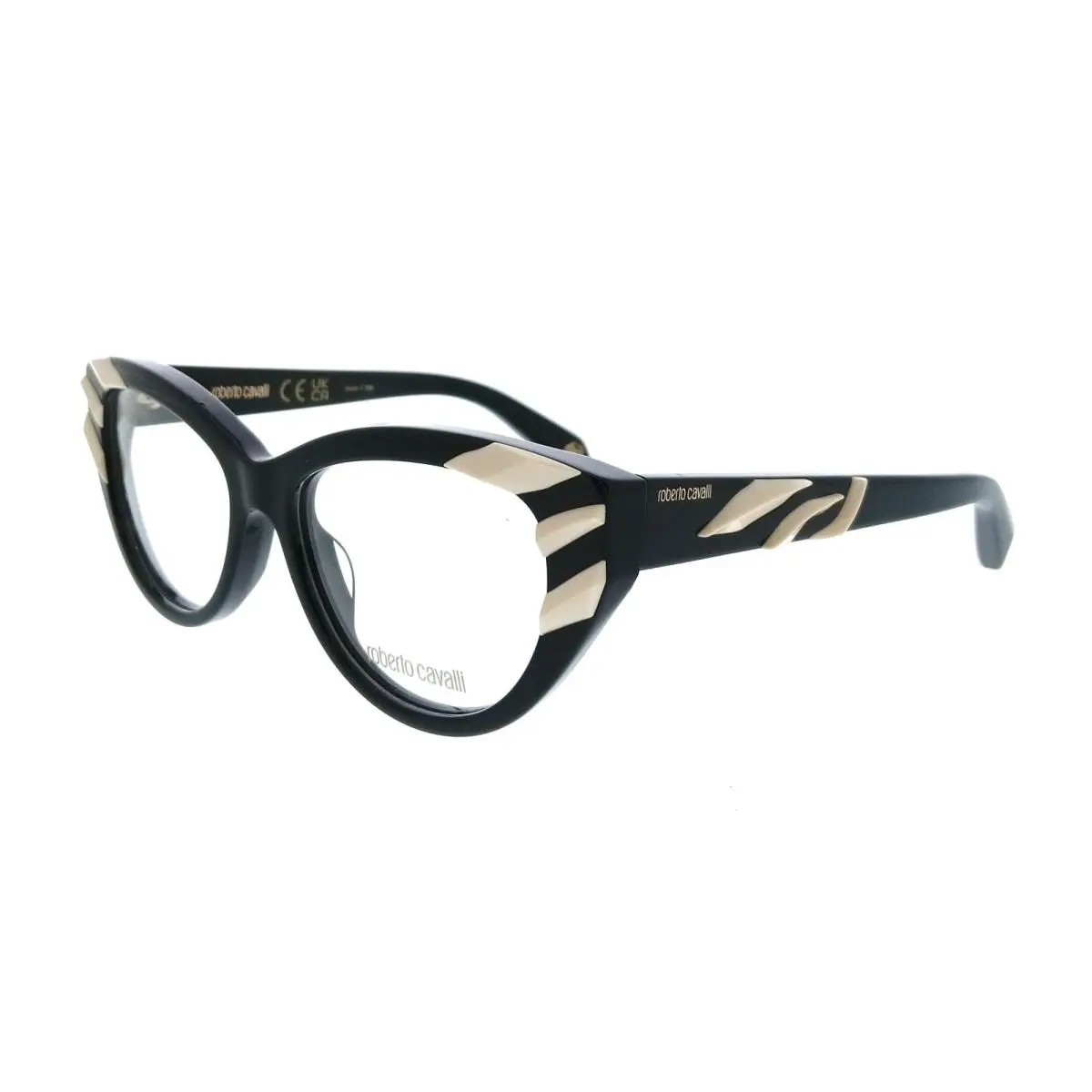 Roberto Cavalli VRC024V53700Y Black Cat Eye Womens Optical Frames