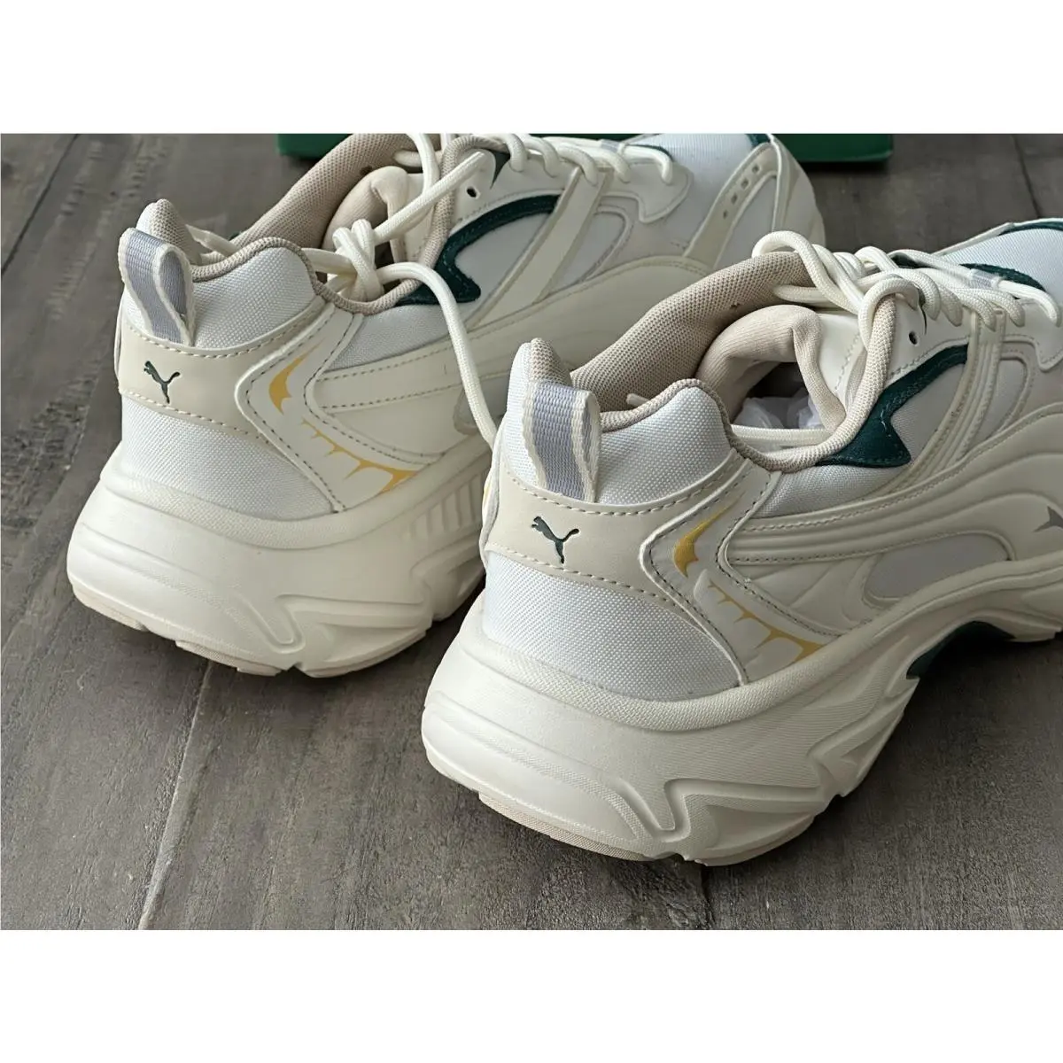 Puma shoes - Puma Morphic Varsity - Morphic Varsity - 393647-01 - Warm White Malachite (UPC: 195731903116) 9