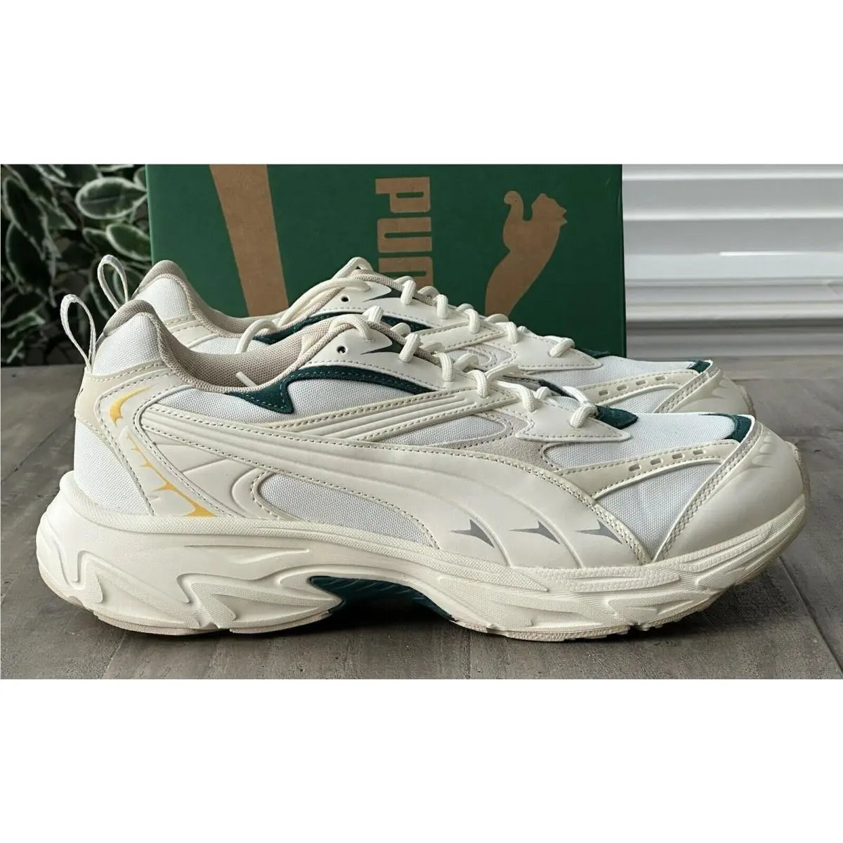 Puma shoes - Puma Morphic Varsity - Morphic Varsity - 393647-01 - Warm White Malachite (UPC: 195731903116) 10