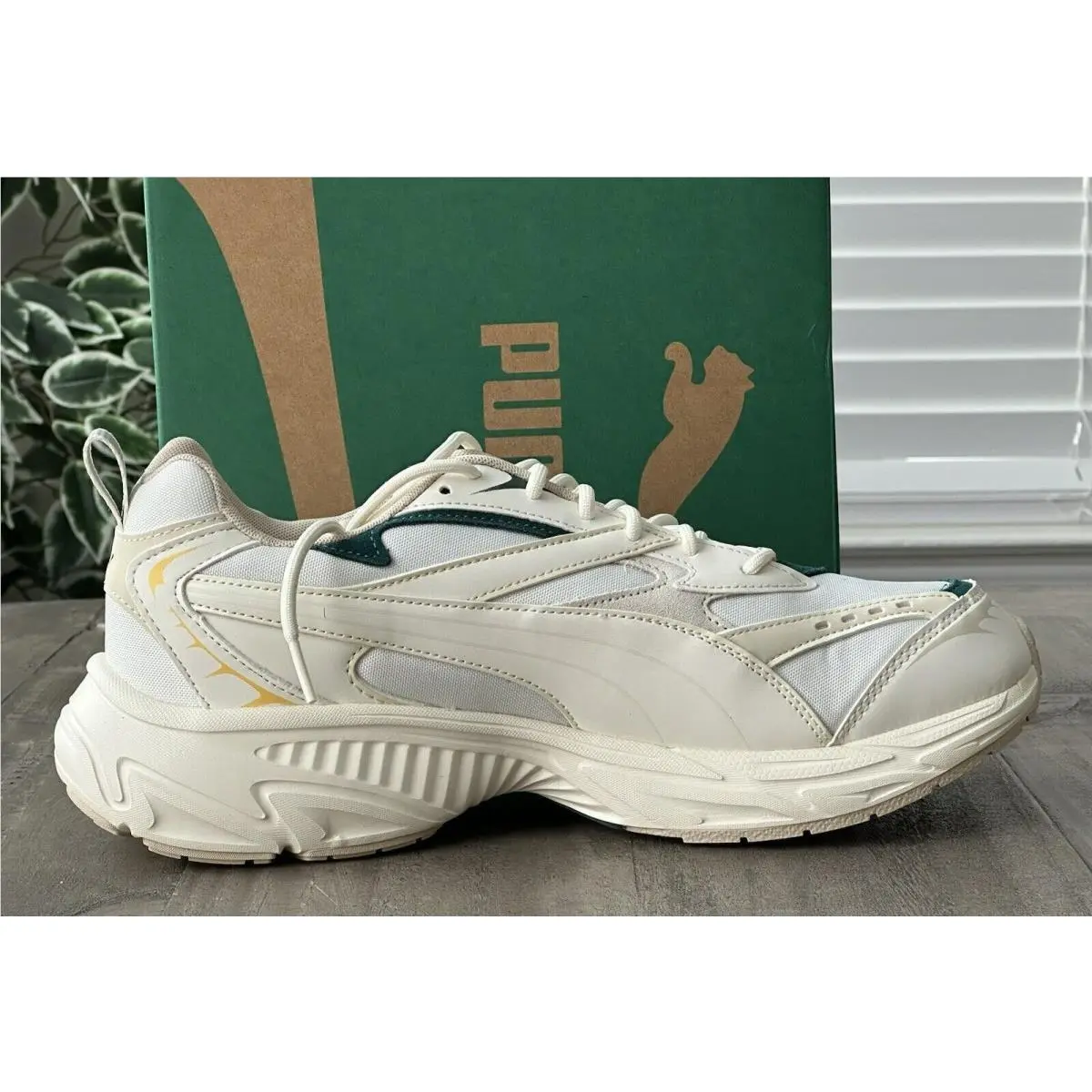 Puma shoes - Puma Morphic Varsity - Morphic Varsity - 393647-01 - Warm White Malachite (UPC: 195731903116) 11