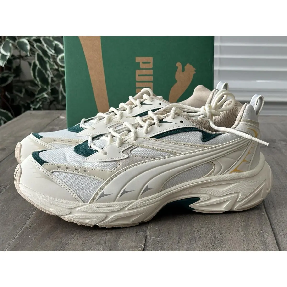Puma shoes - Puma Morphic Varsity - Morphic Varsity - 393647-01 - Warm White Malachite (UPC: 195731903116) 3