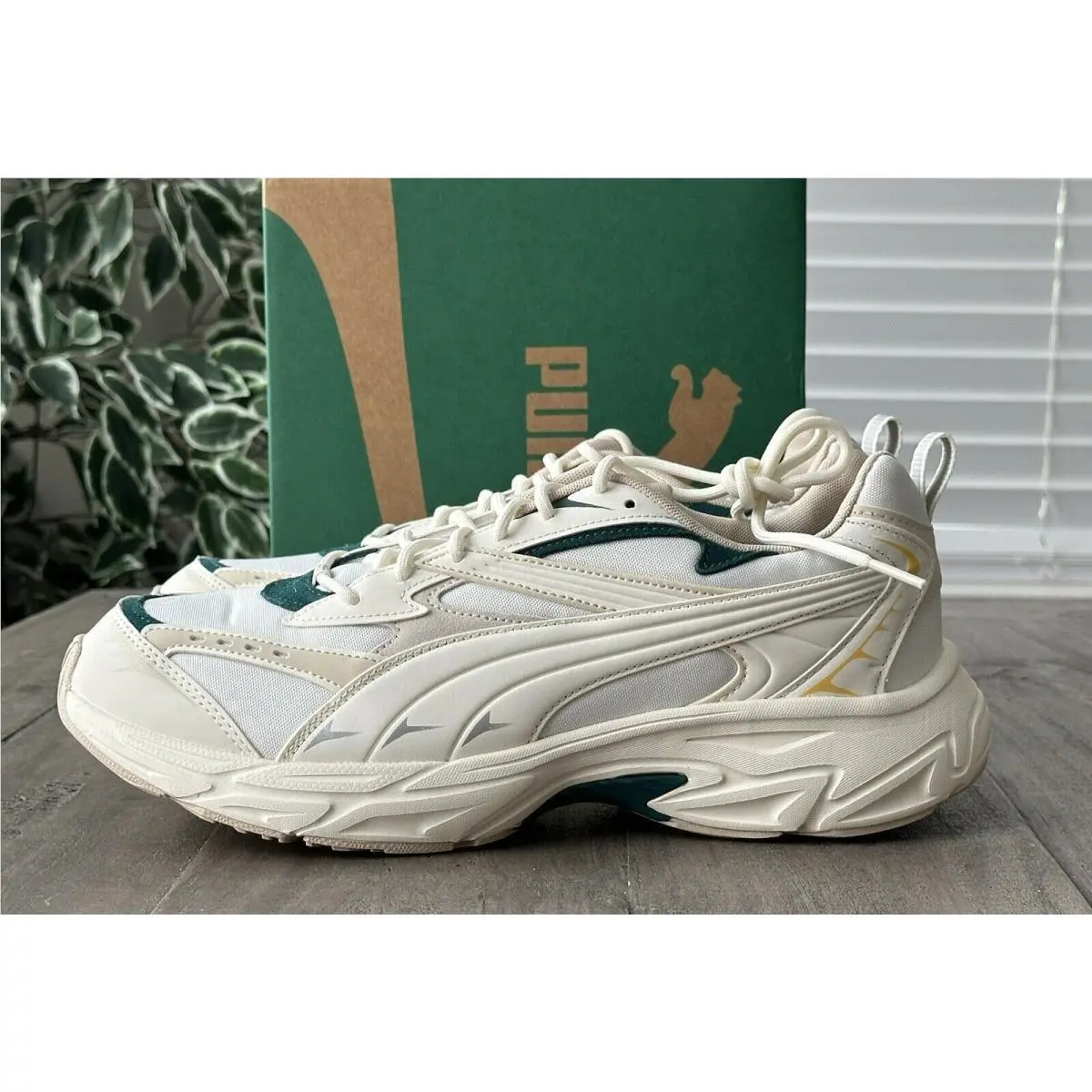 Puma shoes - Puma Morphic Varsity - Morphic Varsity - 393647-01 - Warm White Malachite (UPC: 195731903116) 4