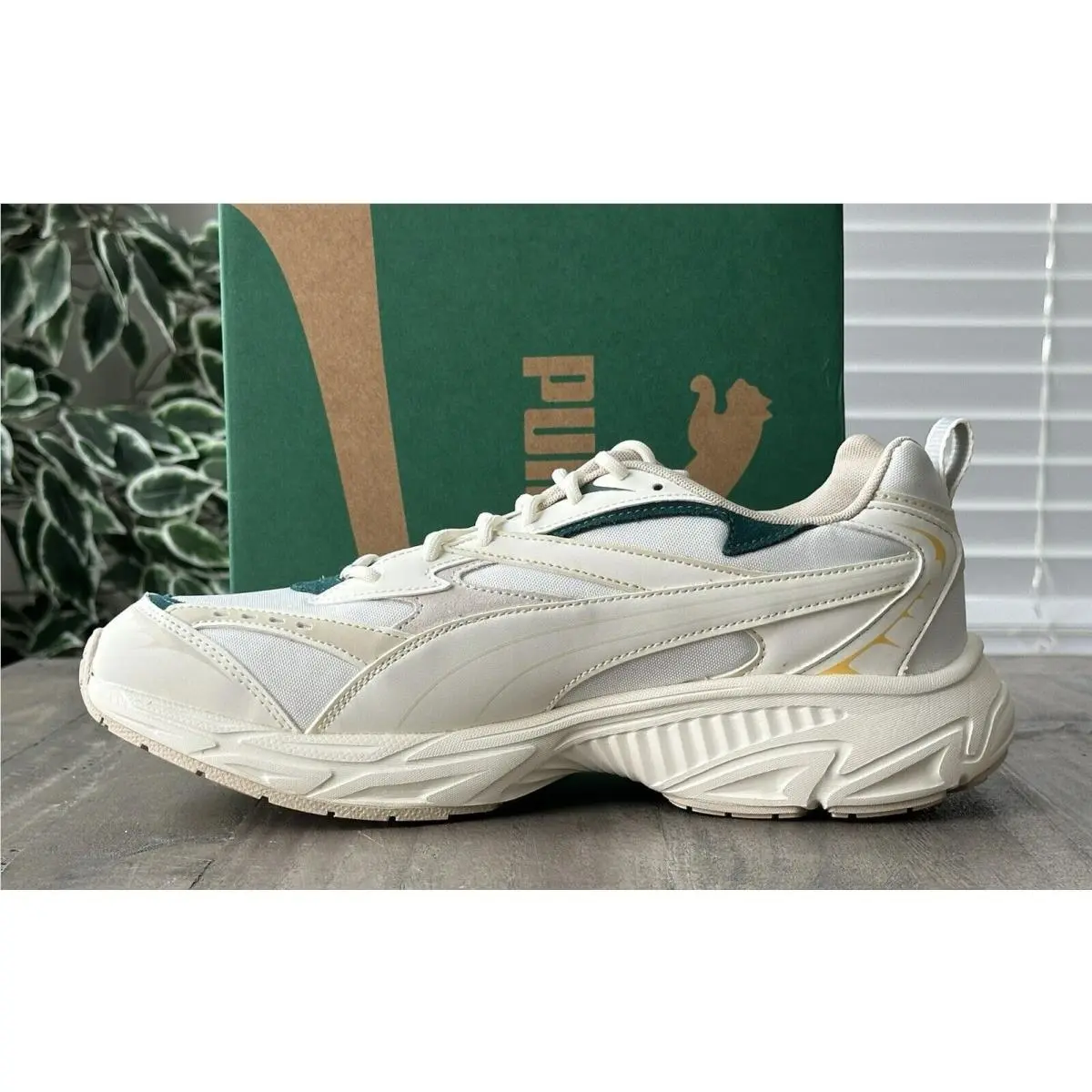 Puma shoes - Puma Morphic Varsity - Morphic Varsity - 393647-01 - Warm White Malachite (UPC: 195731903116) 5