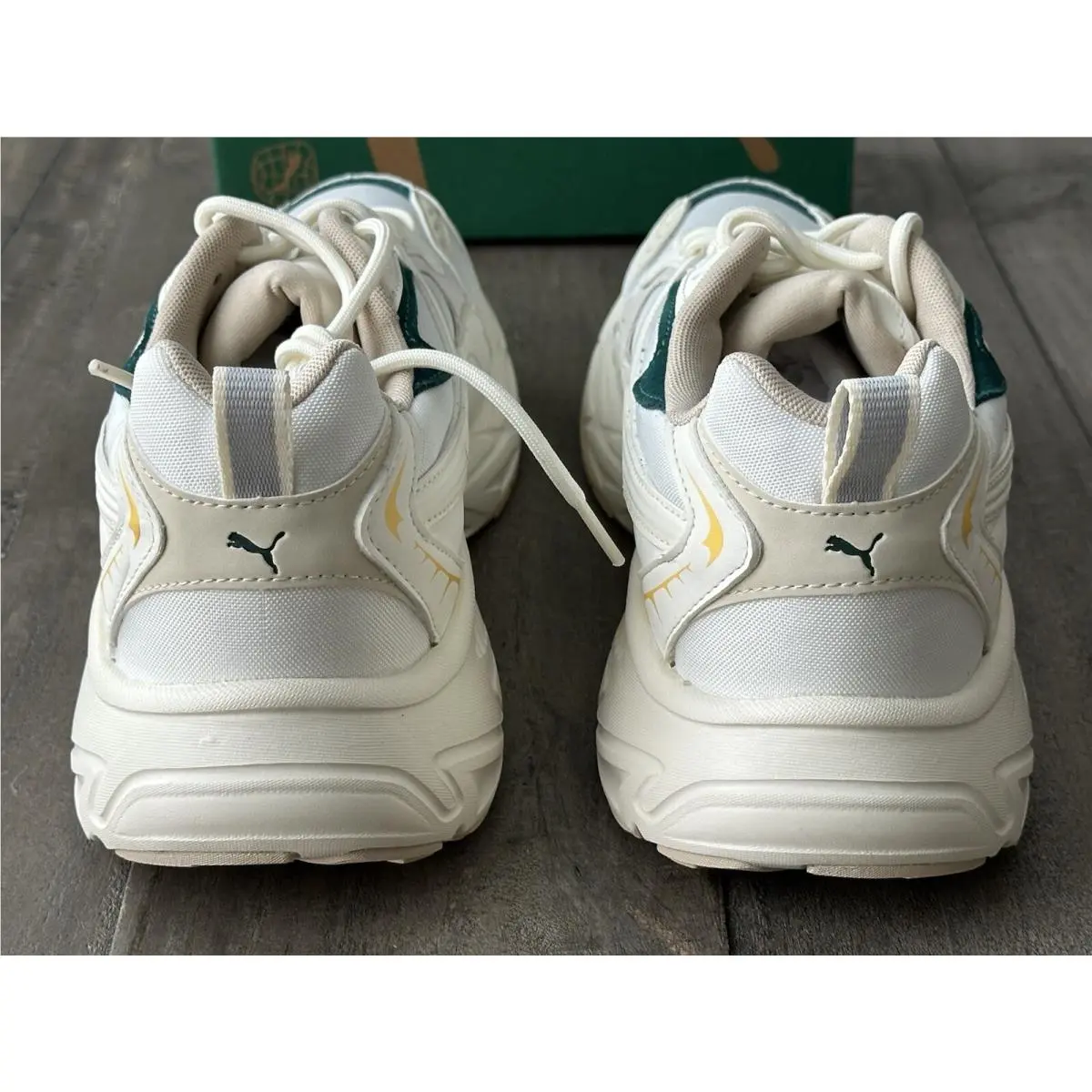 Puma shoes - Puma Morphic Varsity - Morphic Varsity - 393647-01 - Warm White Malachite (UPC: 195731903116) 7