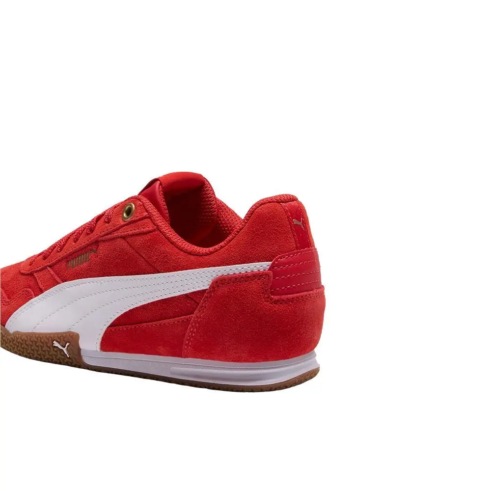 Puma shoes - PUMA Bella Donna Suede Lace Up  Youth - 40521203 - Red (UPC: 198555460711) 5