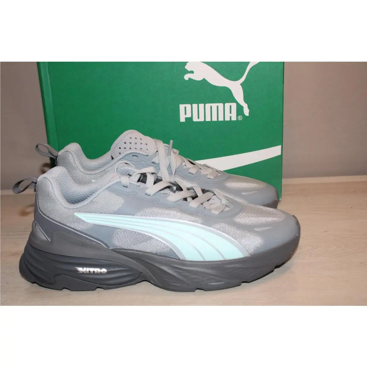 Puma shoes - Puma Fade Nitro V2 Running - Gray 2