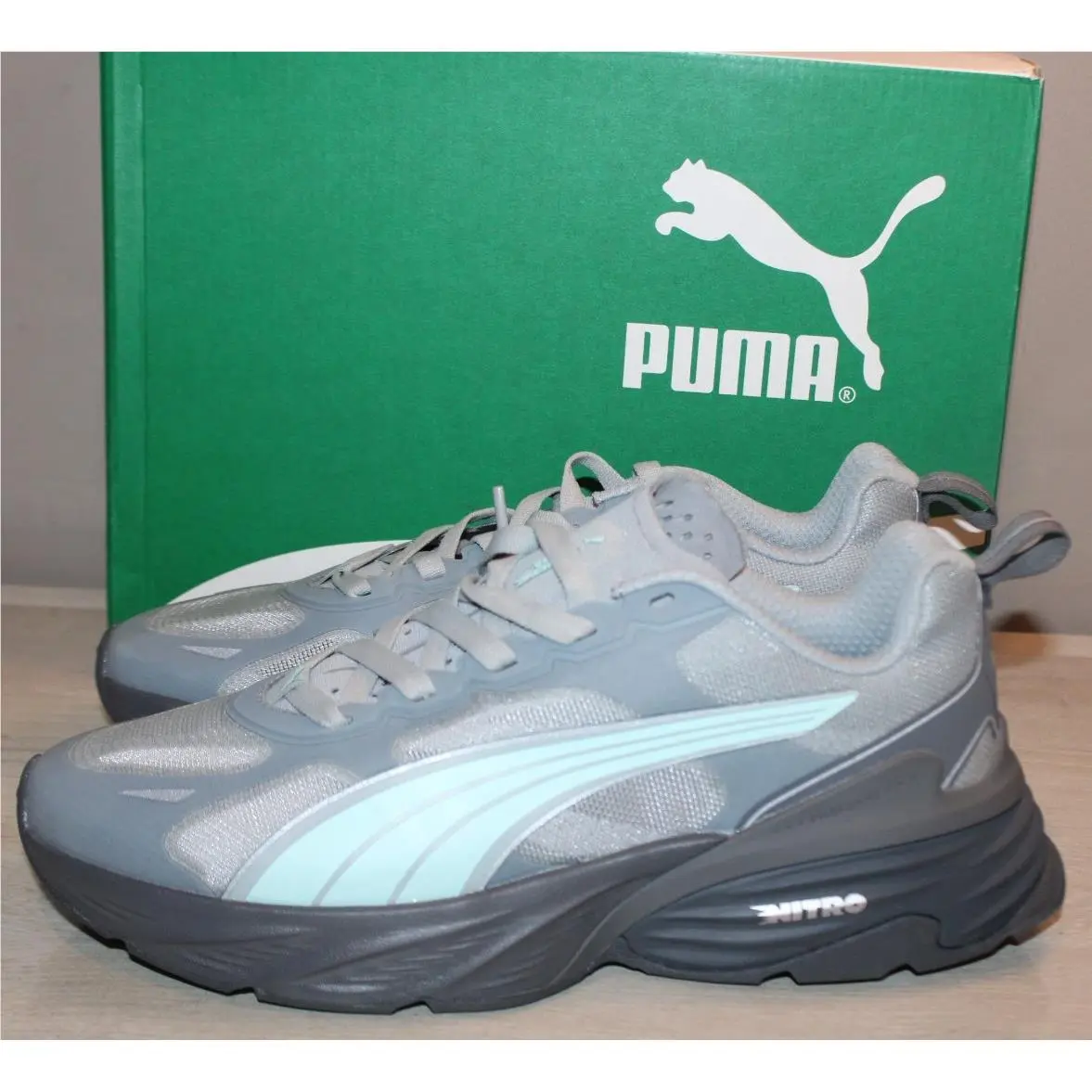 Puma shoes - Puma Fade Nitro V2 Running - Gray 6