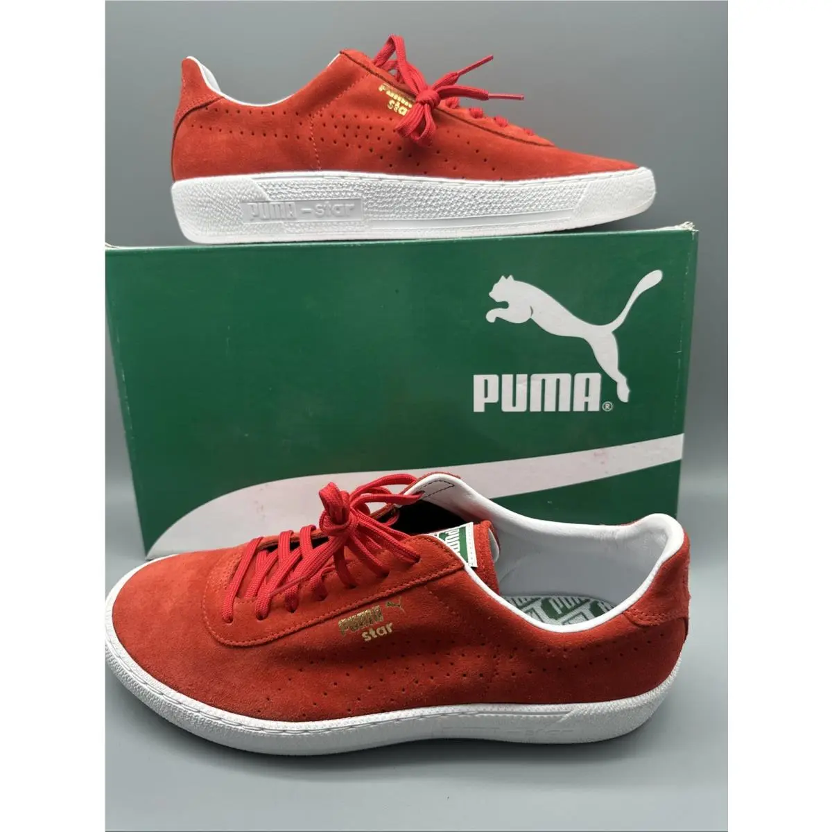 Star All Over Side High Rust Red 359393 04 -size 9.5 by Puma