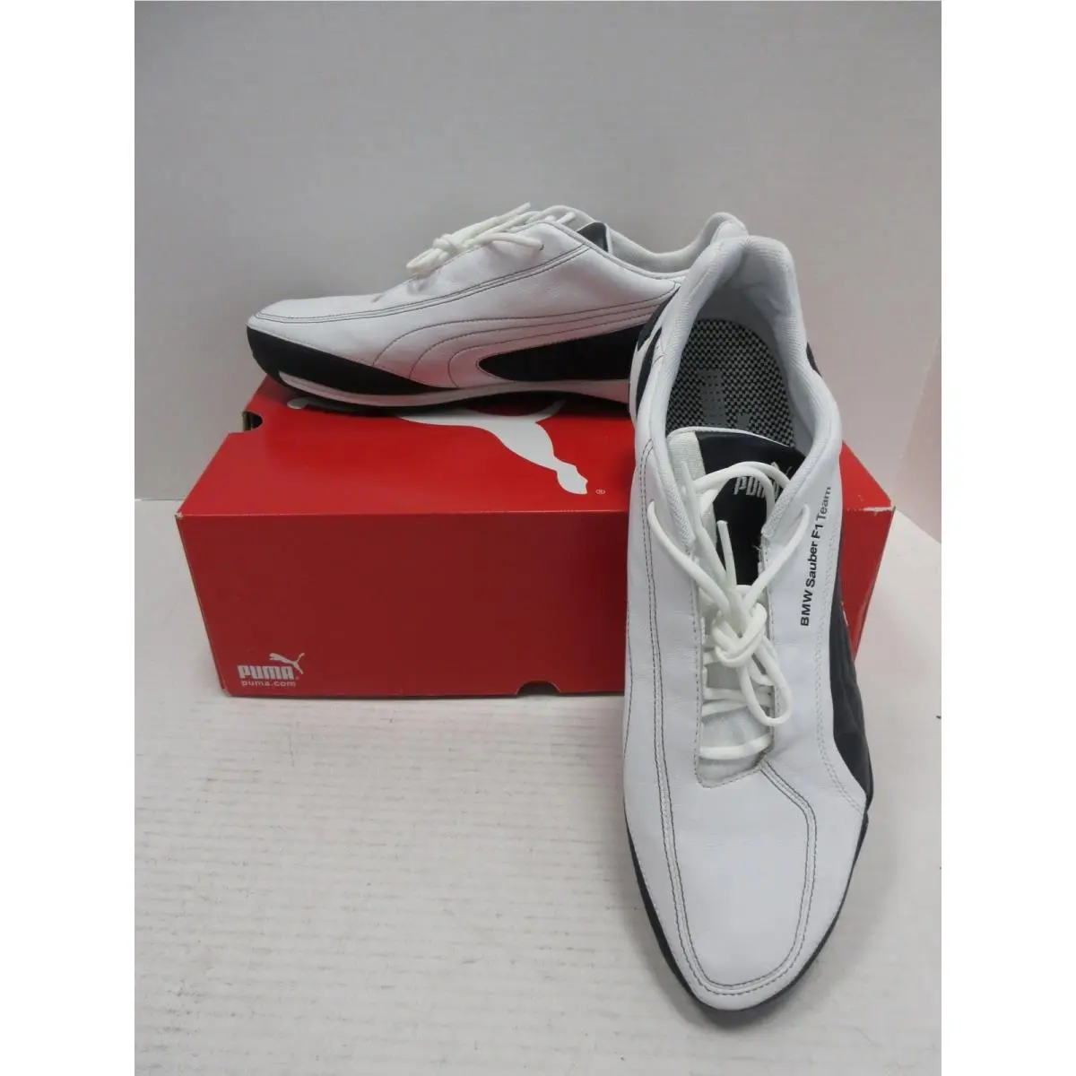 Sneakers Men 13 White Tour Cat Low F1 Bmw Sauber F1 Team Racing Y2K by Puma