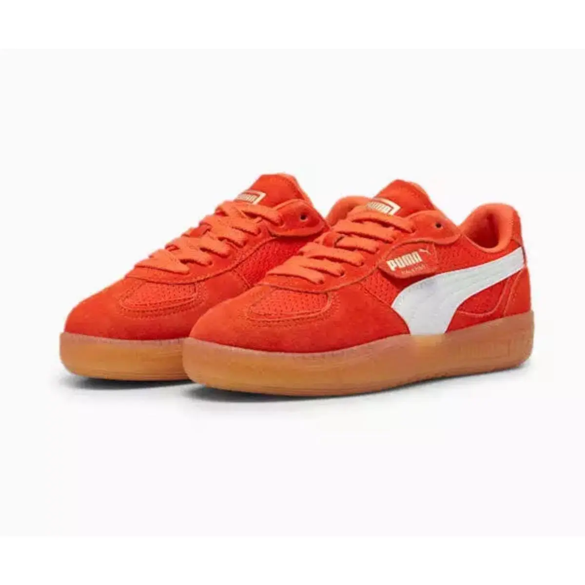 Puma Palermo Moda Vintage Womens Orange Sneakers Casual Shoes 39882401 Redmazing