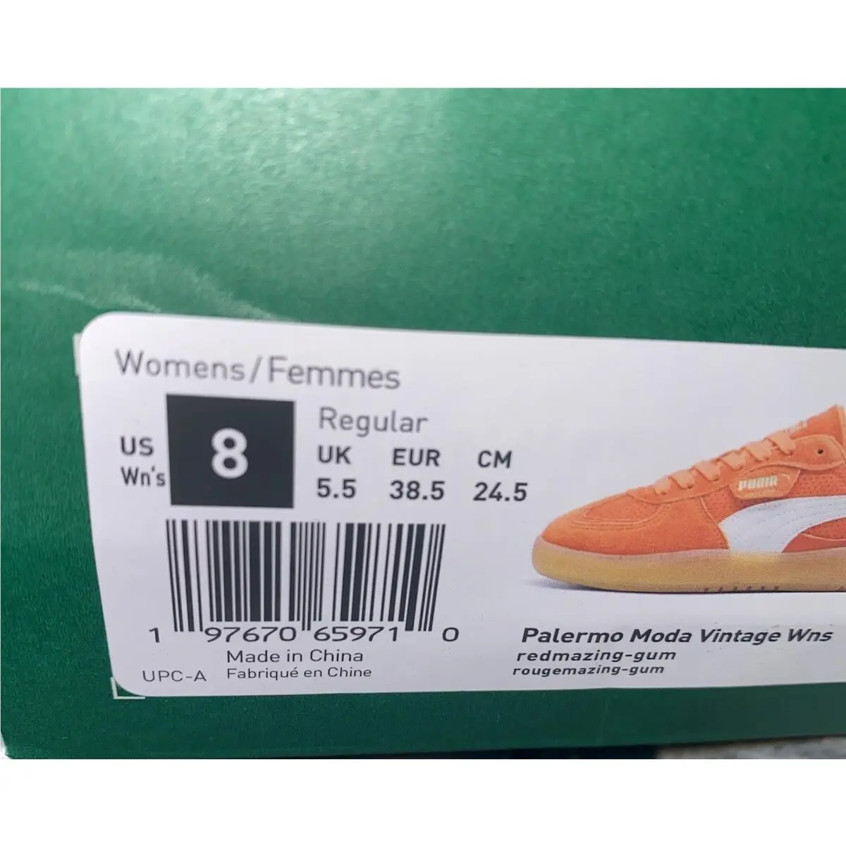 Puma shoes - Puma Palermo Moda Vintage Lace Up - 39882401 - Orange 6