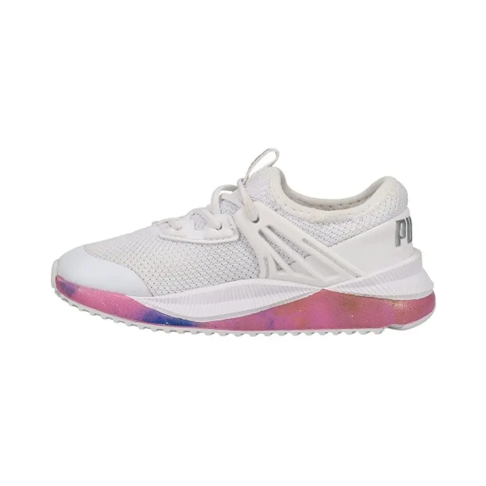 Puma shoes - White-silver-magenta (UPC: 195100852625) 1