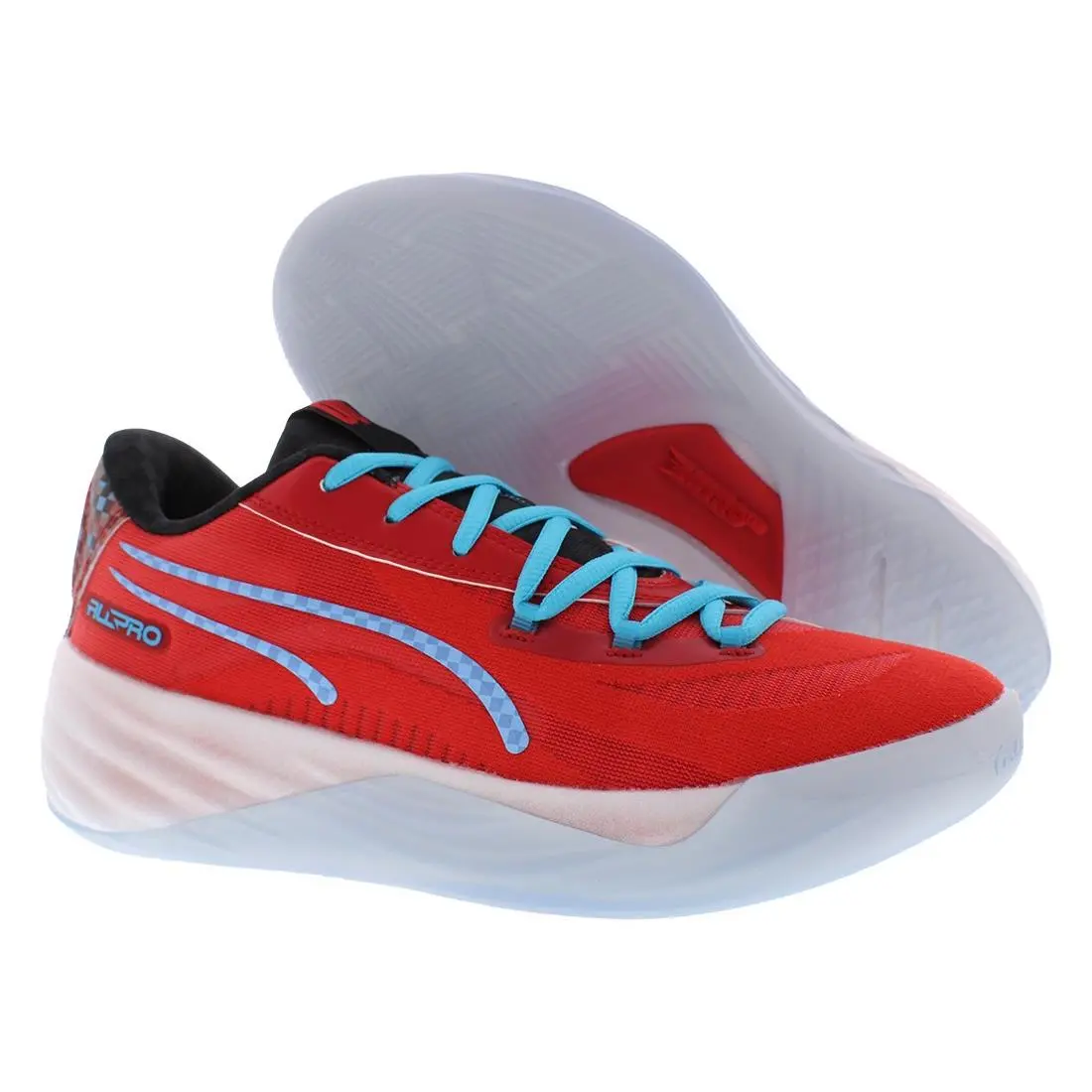 Puma All Pro Nitro Scoot Mens Shoes Size 8 Color: For All Time Red/bright Aqua