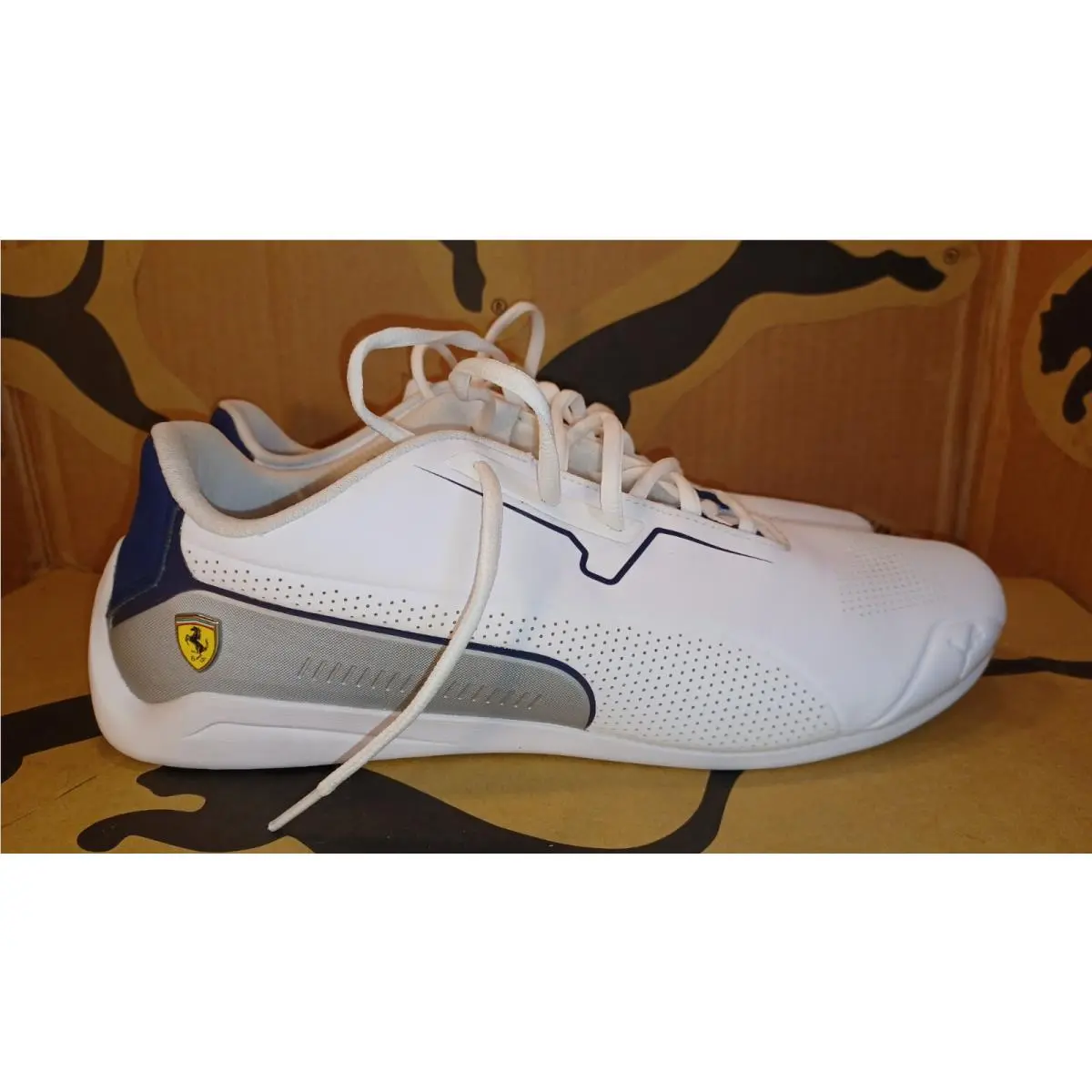 Men`s U.s. Size 13 SF Ferrari Drift Cat 8 White 339935-03 by Puma