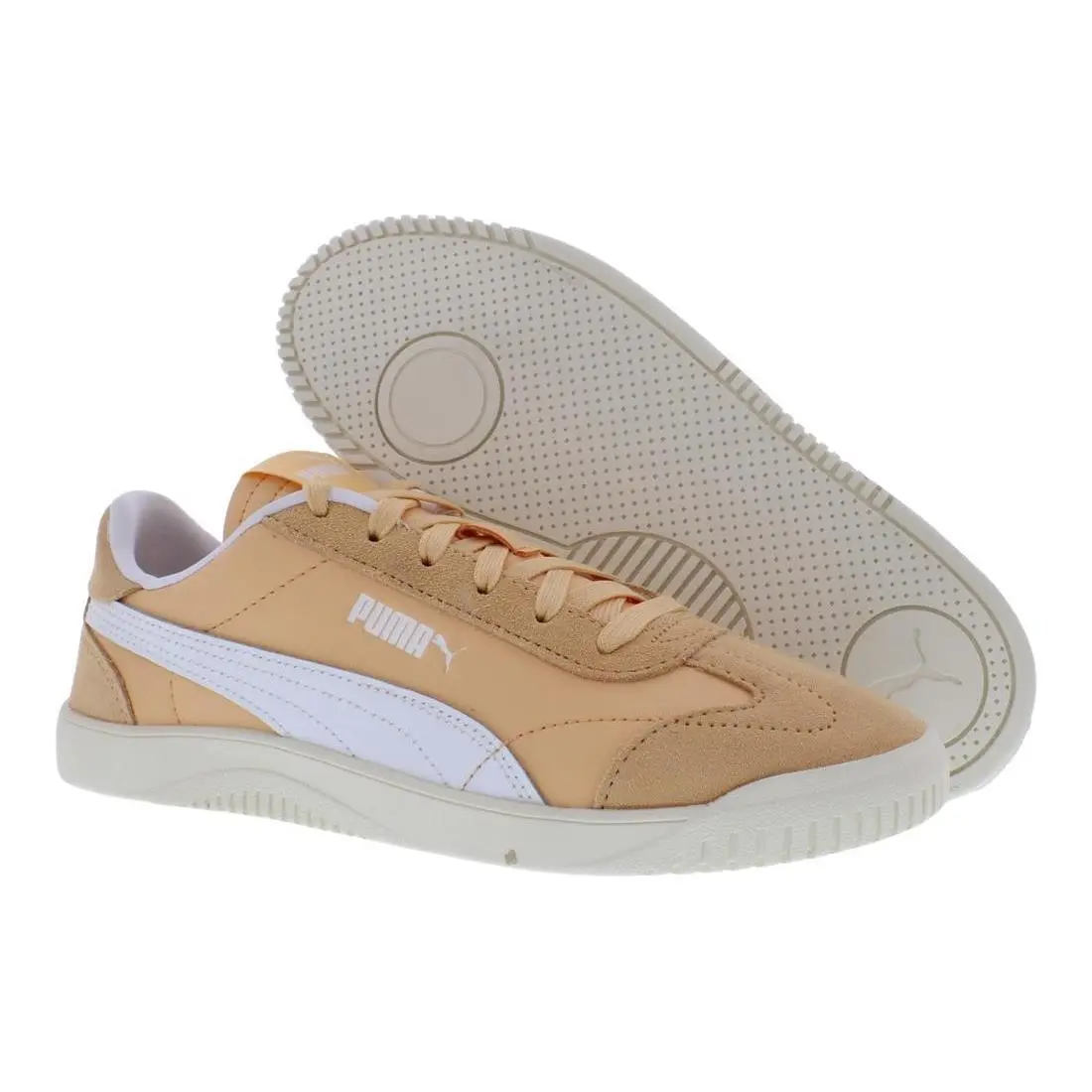 Puma Club 5V5 Womens Shoes Size 7.5 Color: Peach Fizz/puma White