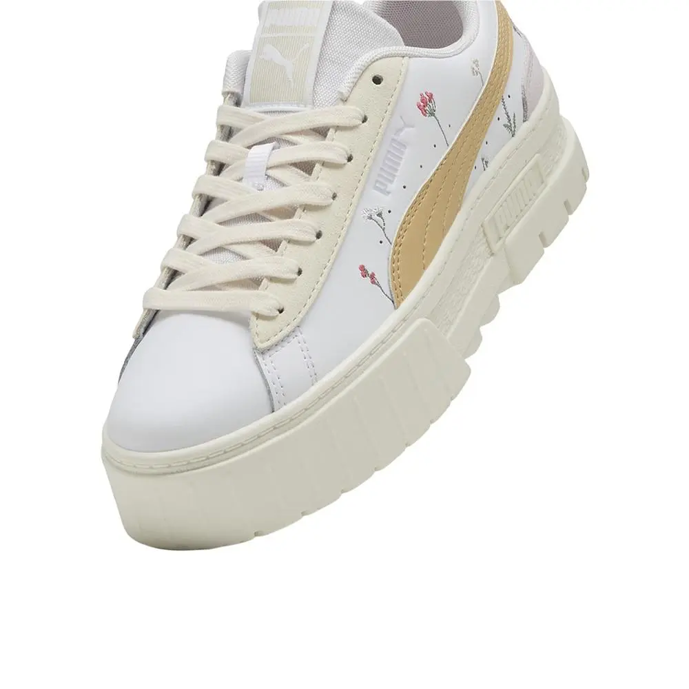 Puma shoes - PUMA Mayze Secret Garden Lace Up - 40126201 - White (UPC: 197673250532) 4