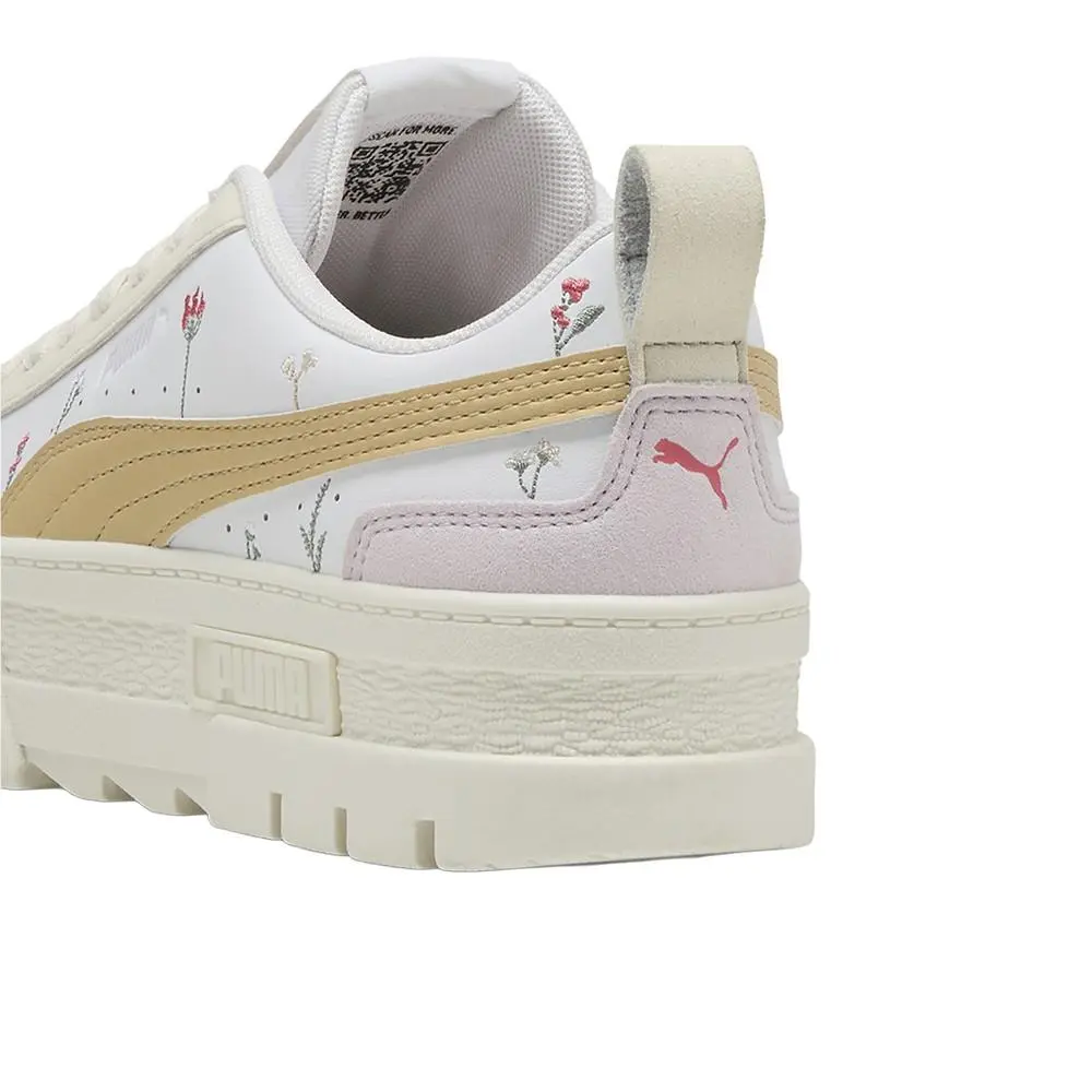Puma shoes - PUMA Mayze Secret Garden Lace Up - 40126201 - White (UPC: 197673250532) 5