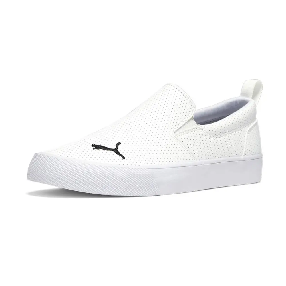 Puma shoes - PUMA Bari Slip On Comfort Perforated - 39543001 - White (UPC: 196857713344) 0