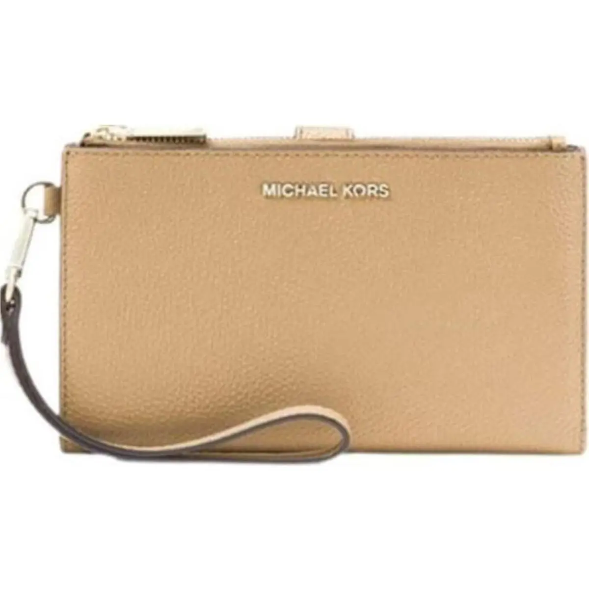 Jet Set Travel Double Zip Wristlet Camel 2 by Michael Kors