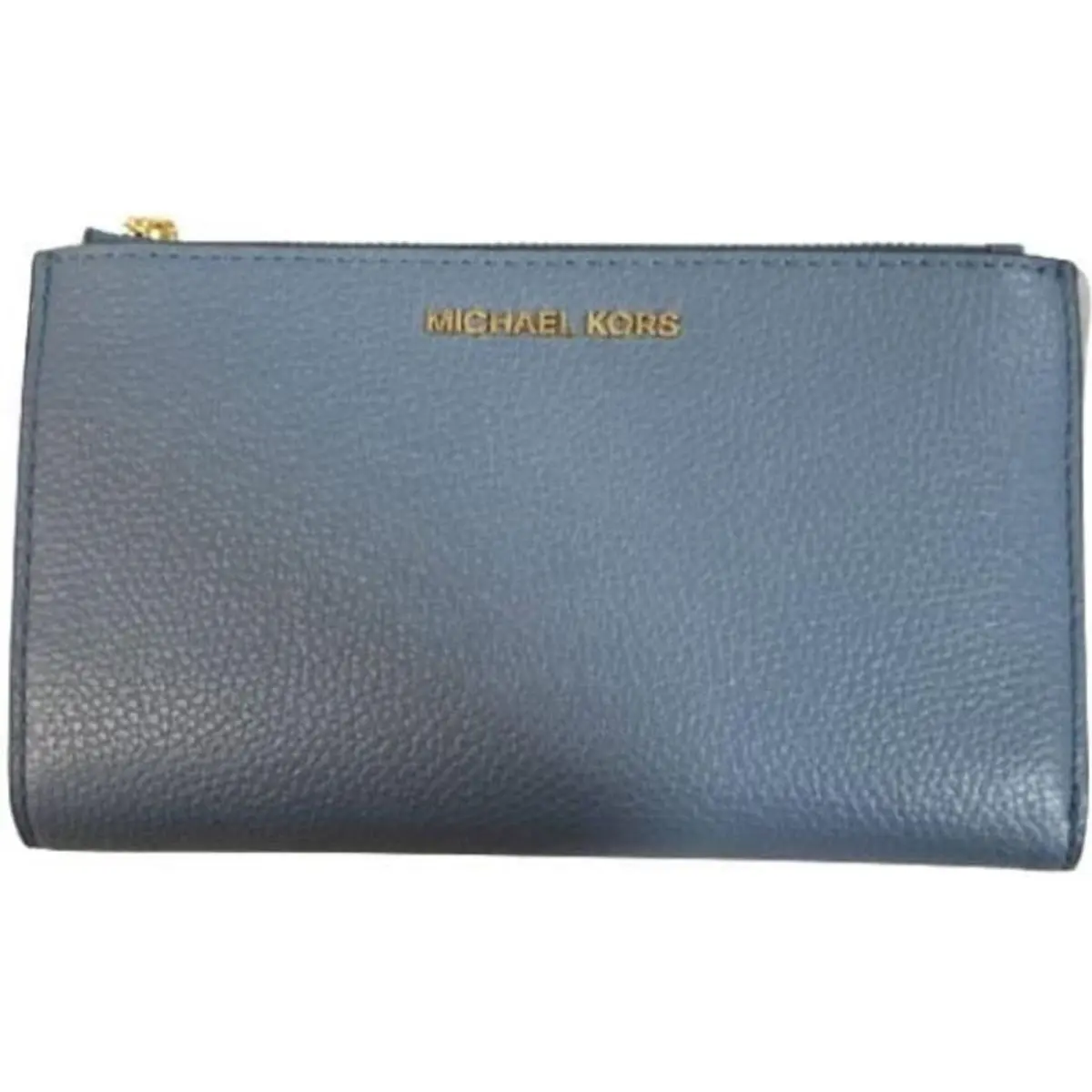 Jet Set Travel Double Zip Wristlet Denim by Michael Kors