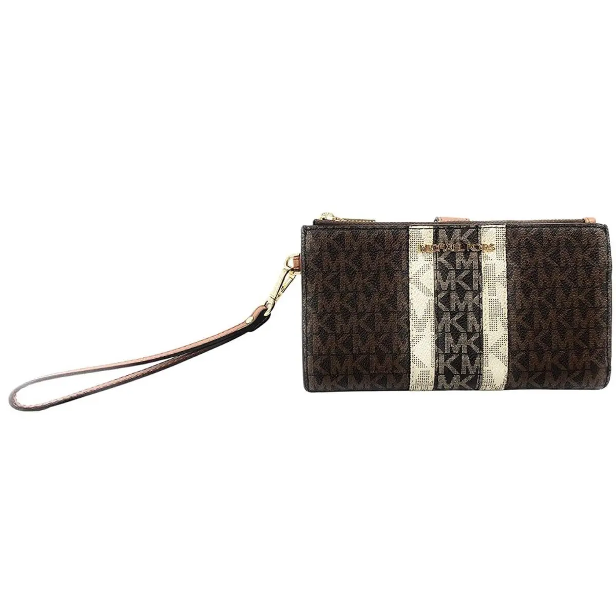 Jet Set Travel Double Zip Wristlet Luggage Multi by Michael Kors