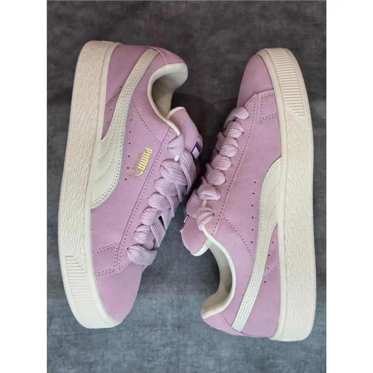 Puma shoes - PUMA Suede XL - Suede - 397648-08 - Purple 1