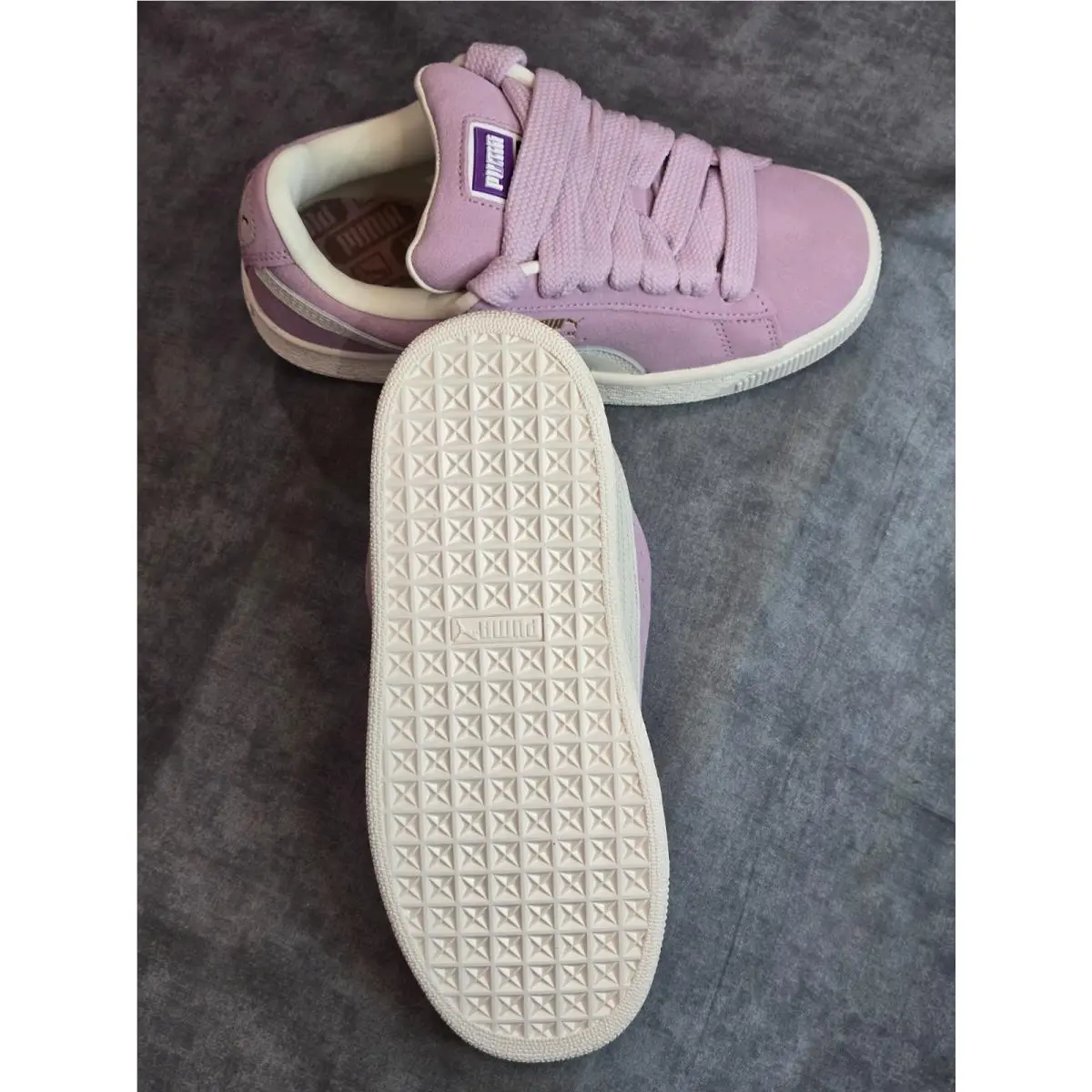 Puma shoes - PUMA Suede XL - Suede - 397648-08 - Purple 2