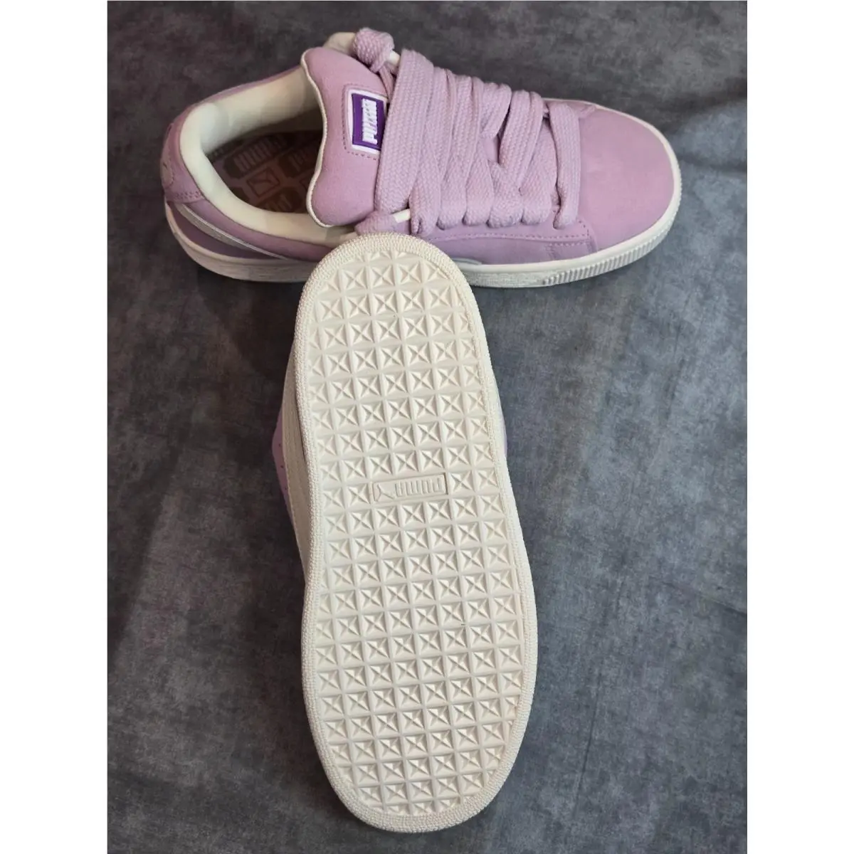 Puma shoes - PUMA Suede XL - Suede - 397648-08 - Purple 3