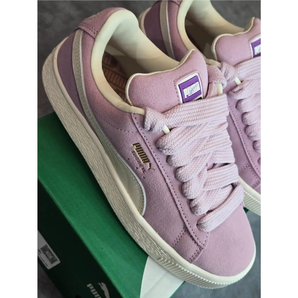 Puma shoes - PUMA Suede XL - Suede - 397648-08 - Purple 4