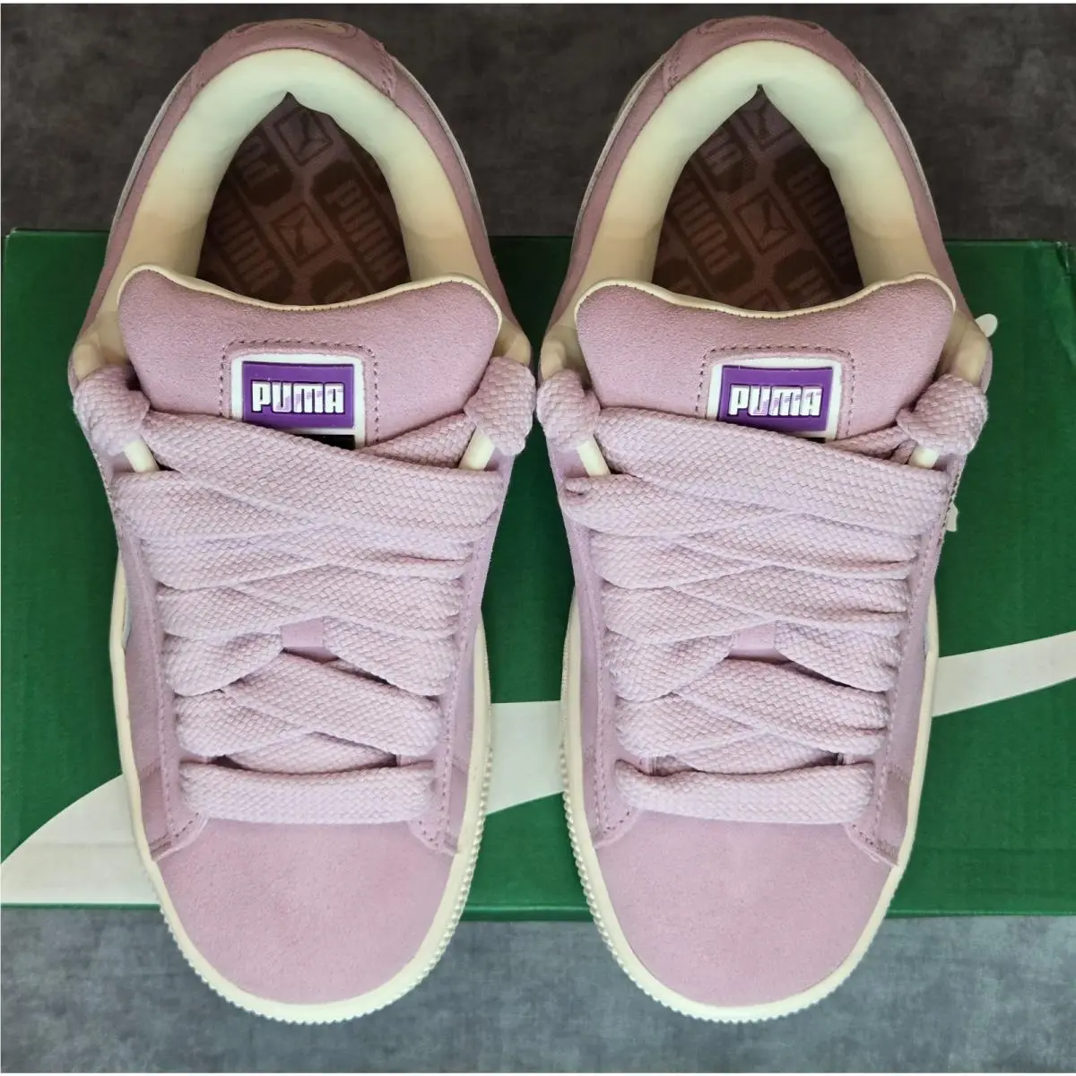 Puma shoes - PUMA Suede XL - Suede - 397648-08 - Purple 5
