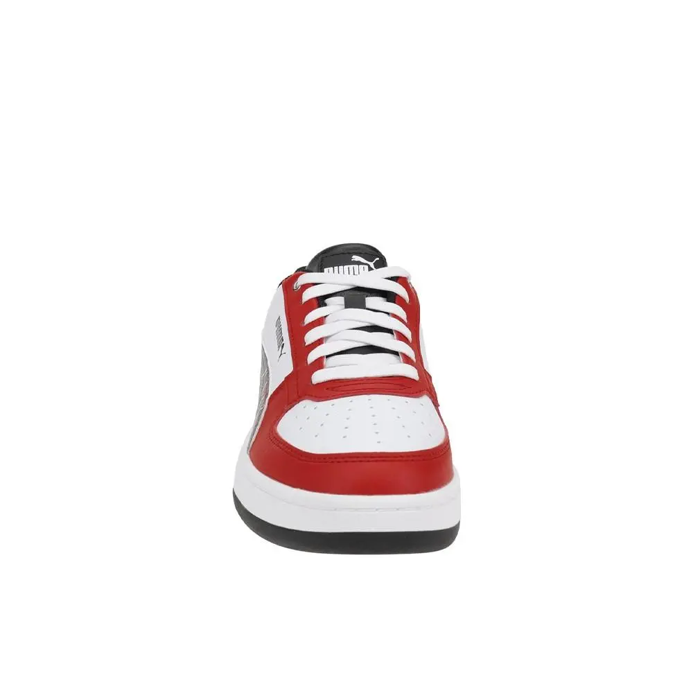 Puma shoes - PUMA Caven 2.0 Layup Sl Heat Lightning Lace Up  Youth - 40113201 - Red, White (UPC: 197672349565) 5