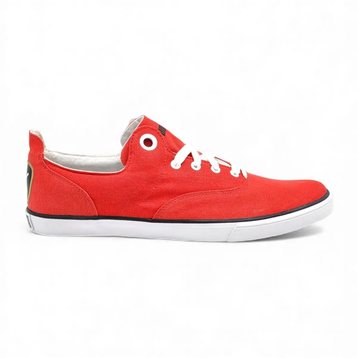 Puma Limnos Cat 3 DP 351497 05 Fiery Red White Canvas Sneakers US 12 EU 46