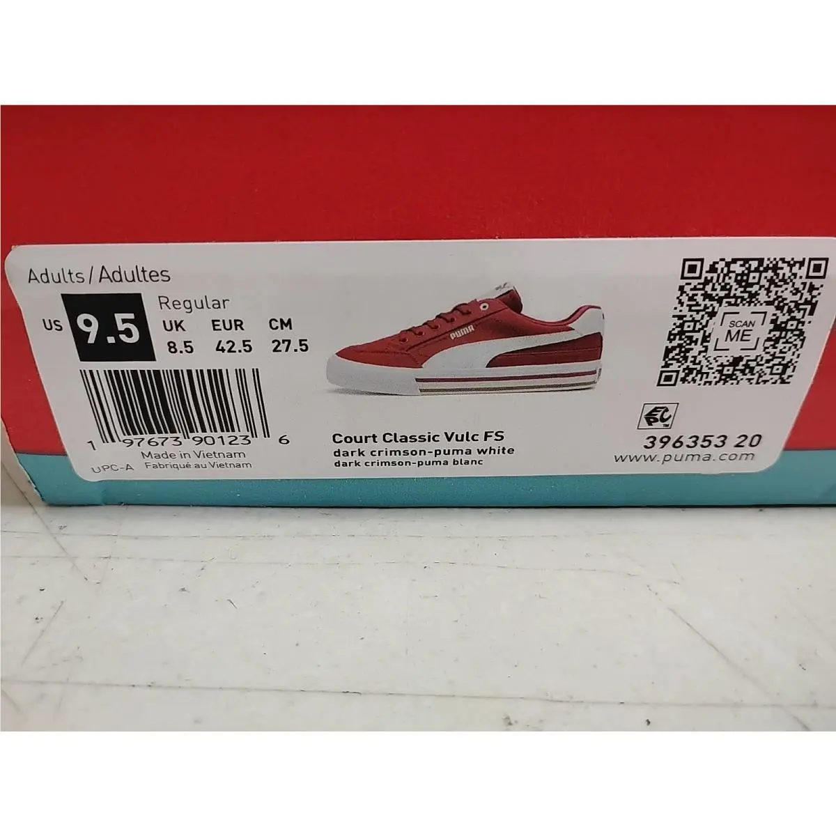 Puma shoes - F5 - 396353-32 - Red/White 2