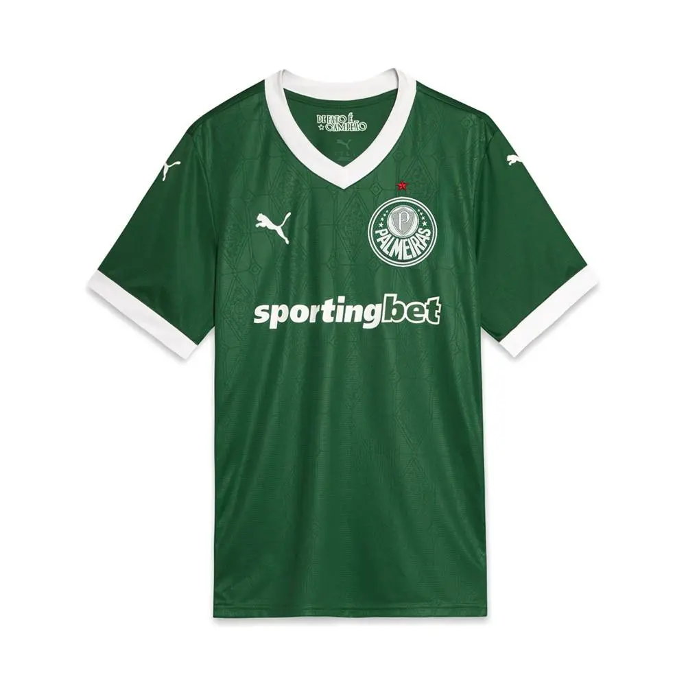 Puma Palmeiras Torcedor Home Jersey 25 Mens Size Xxl 78242601
