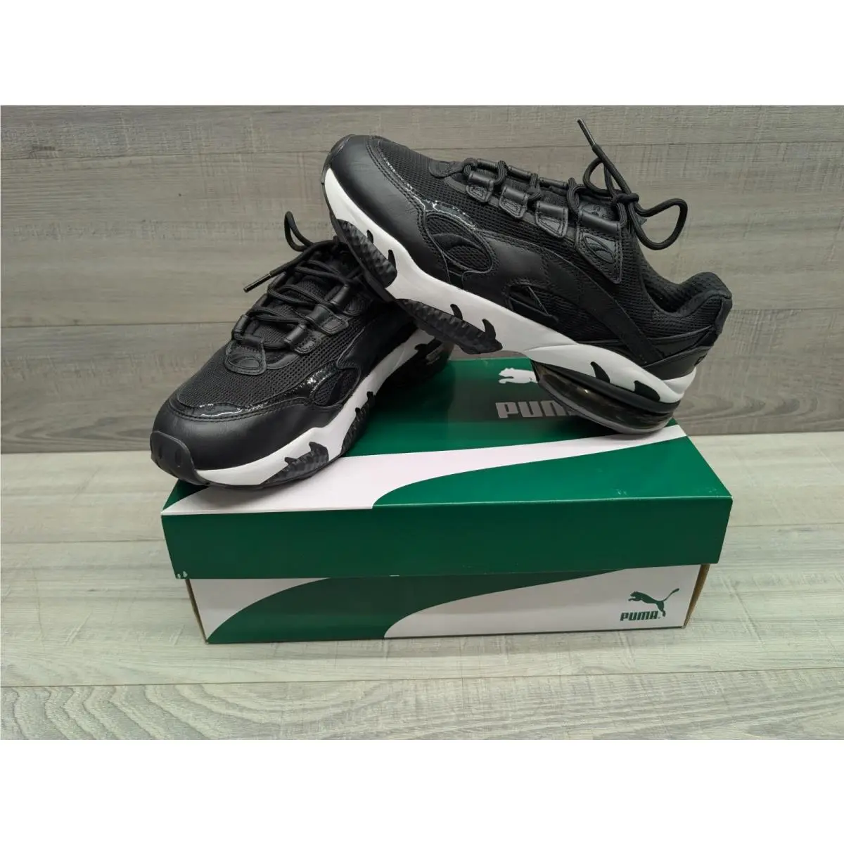Puma Cell Venom Reflective Black Running Walking Shoes - Size 9.5 - 369701 01