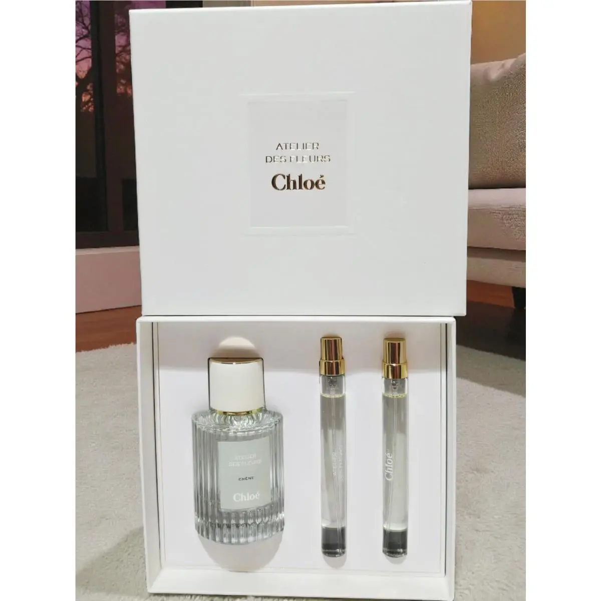 Chloe Atelier Des Fleurs Chene/ Hysope/immortelle 1.6 /0.33/0.33 fl oz Set