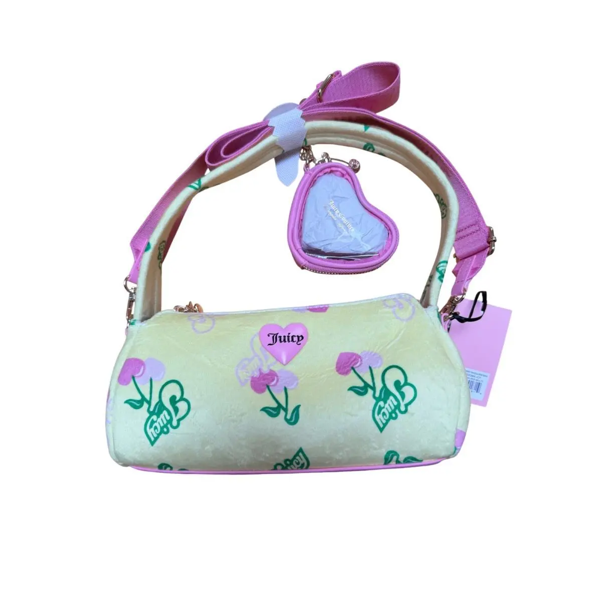Retro Juicy Cherry Shoulder Bag Yellow by Juicy Couture